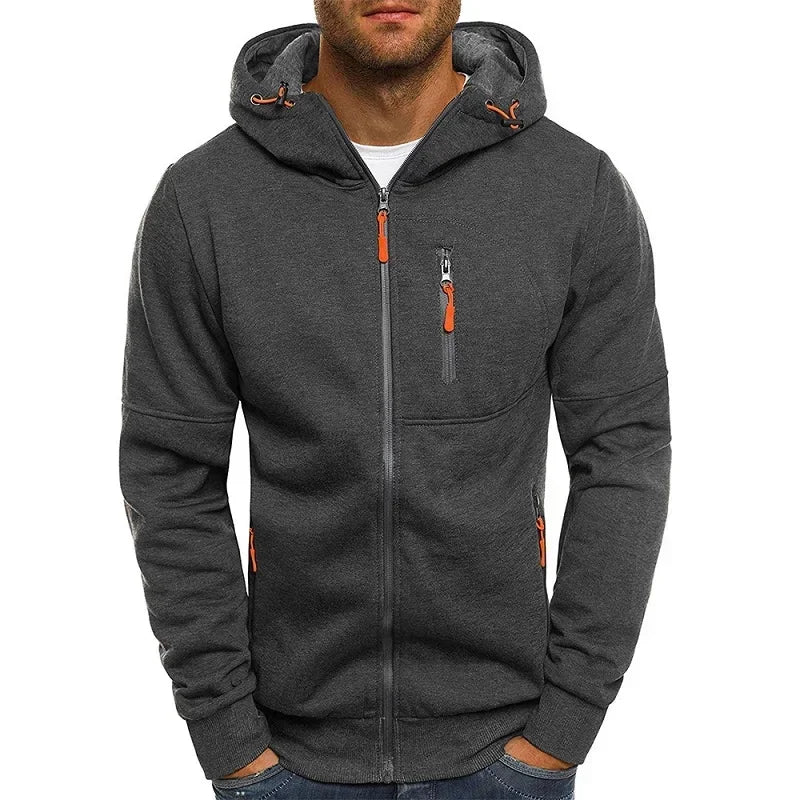 Men’s Slim Fit Zipper Hoodie
