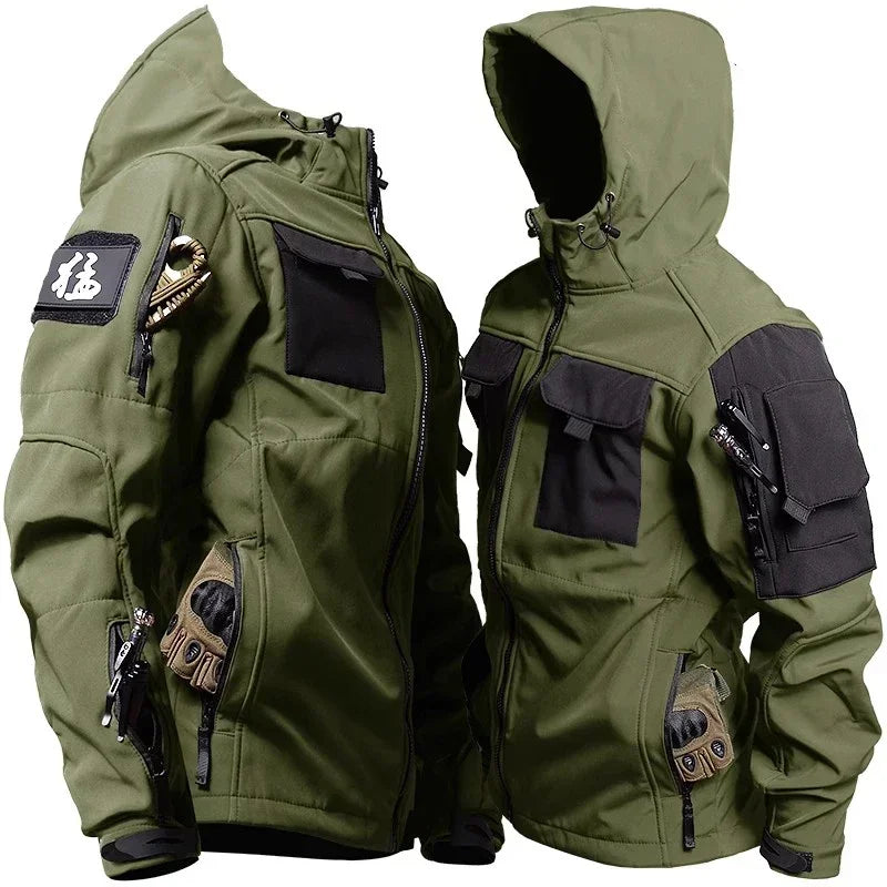 Men’s Tactical Fleece Motorcycle Jacket