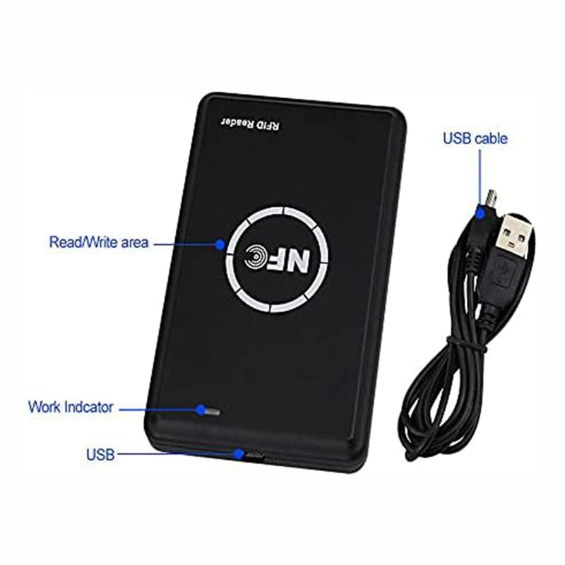 Smart RFID Access Control Card Copier – 125KHz Reader/Writer for NFC Tag Duplication