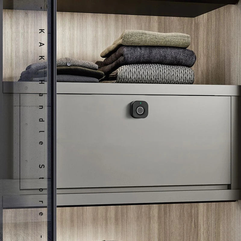 KAK Biometric Fingerprint Lock | Keyless Smart Cabinet & Drawer Lock | Anti-theft | Long Standby Time