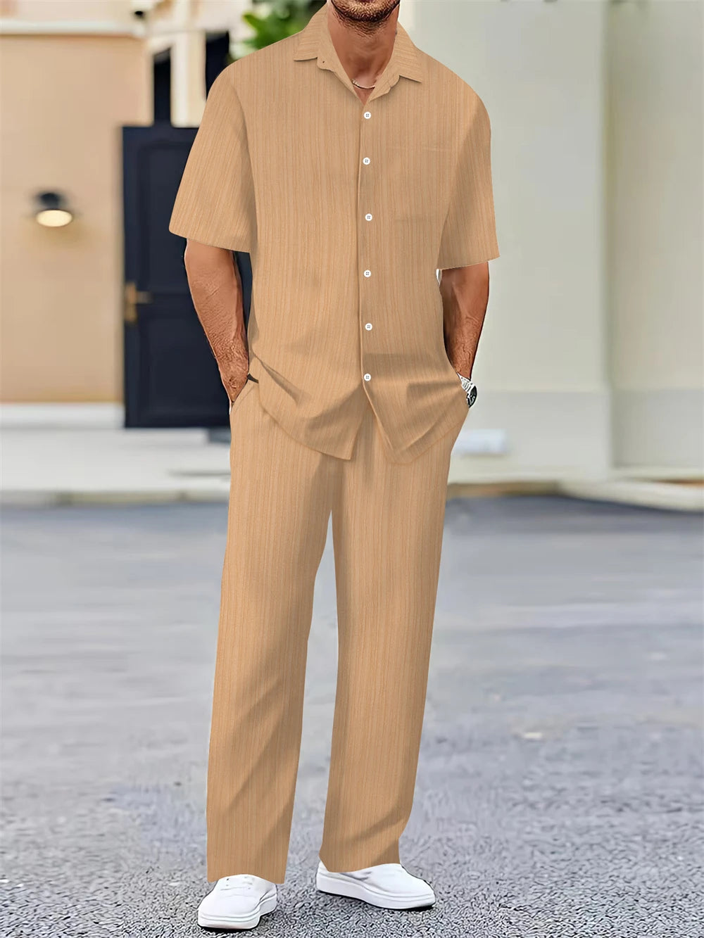 Men’s Summer Shirt & Pants Set