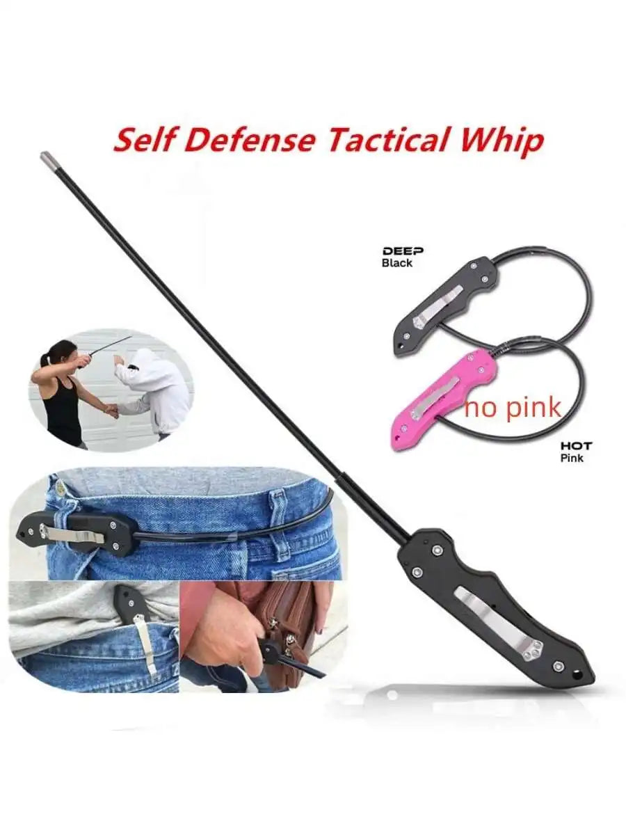 Portable Martial Arts Self-Defense Whip for Quick Strike & Combat Defense