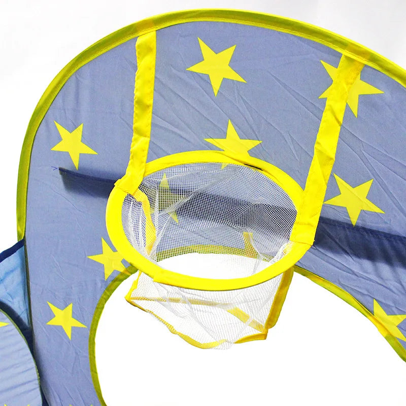 Indoor Toddler Play Tent with Ocean Balls & Tunnel – 3-in-1 Playpen & Playground for Babies