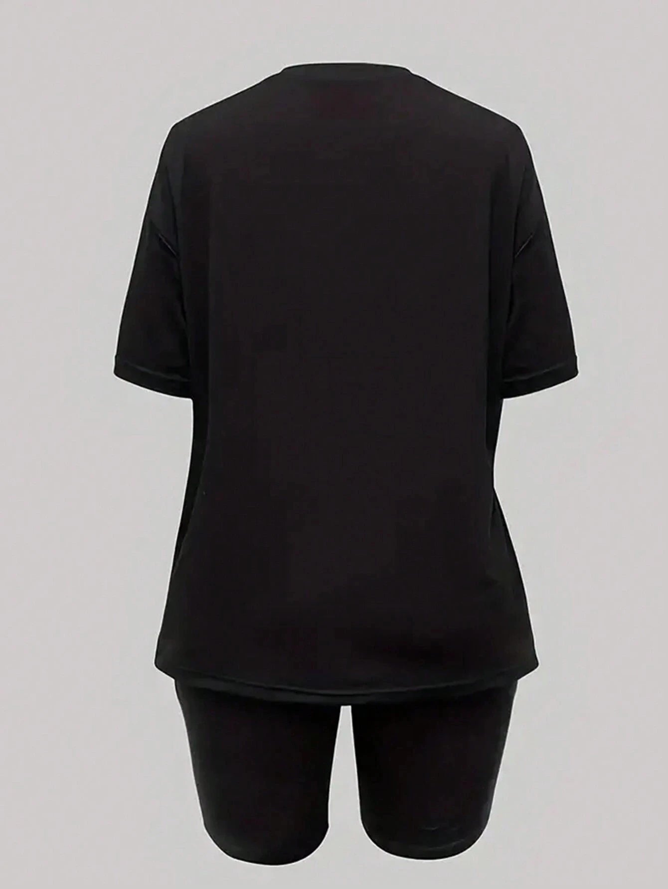 Sunflower Butterfly Two-Piece Set – Printed Tee & Shorts