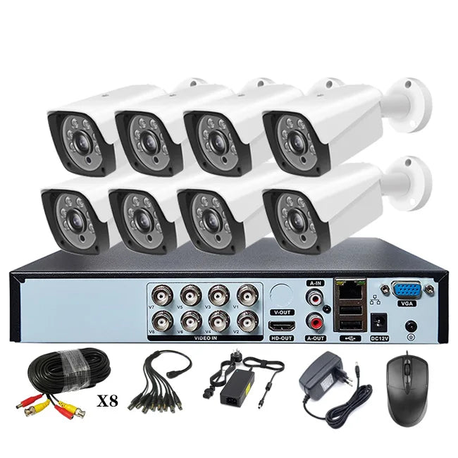 VisionSecure 8CH 5MP Outdoor DVR Kit