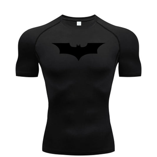 Men’s Bat Print Compression T-Shirt