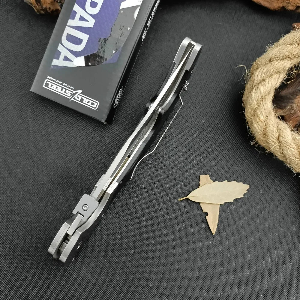 EdgeMaster CD 62NCX Multi-Purpose Folding Knife – 8Cr13Mov Blade with G10 Handle for Camping, BBQ & Kitchen Use