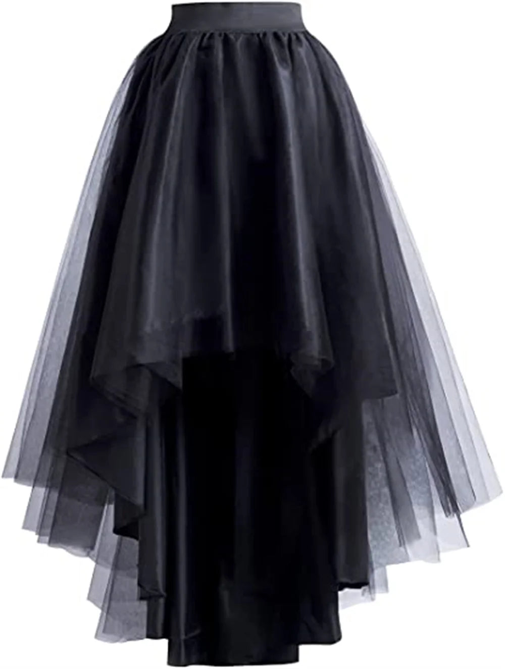 Women’s Gothic Hi-Lo Tulle Skirt
