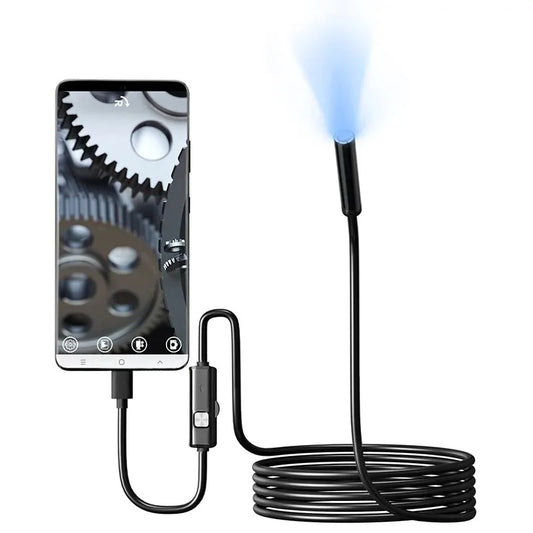 Waterproof 7.0MM Type-C Endoscope Camera with 6 LEDs – USB Inspection Borescope for Android & PC