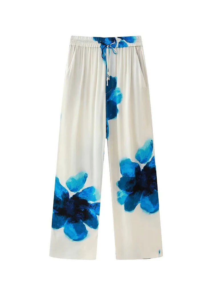 Women’s Vintage Satin Pantsuit