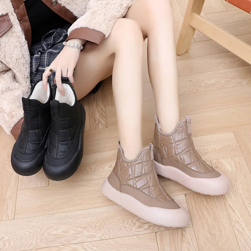 2025 Women’s Waterproof Fur Booties