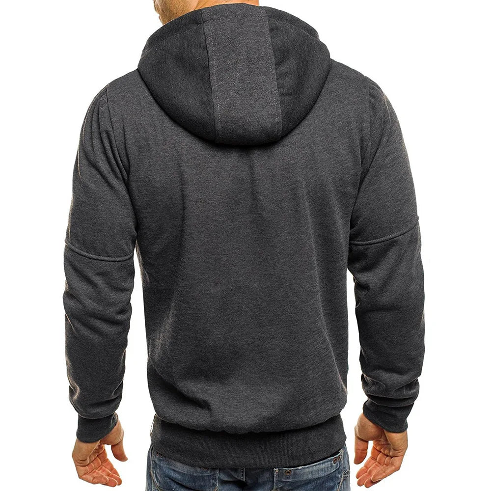 Men’s Slim Fit Zipper Hoodie