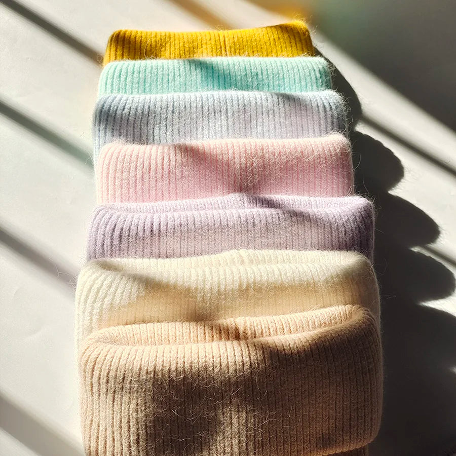 Cozy Women's Winter Hat – Real Rabbit Fur Beanie Cap for Adults