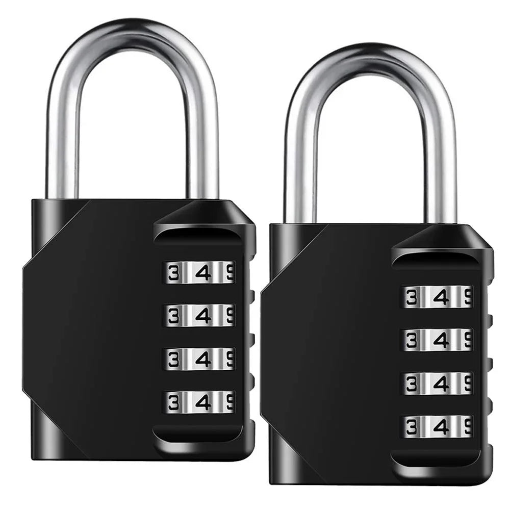 4-Digit Resettable Combination Lock | Waterproof & Heavy Duty | Outdoor Padlock