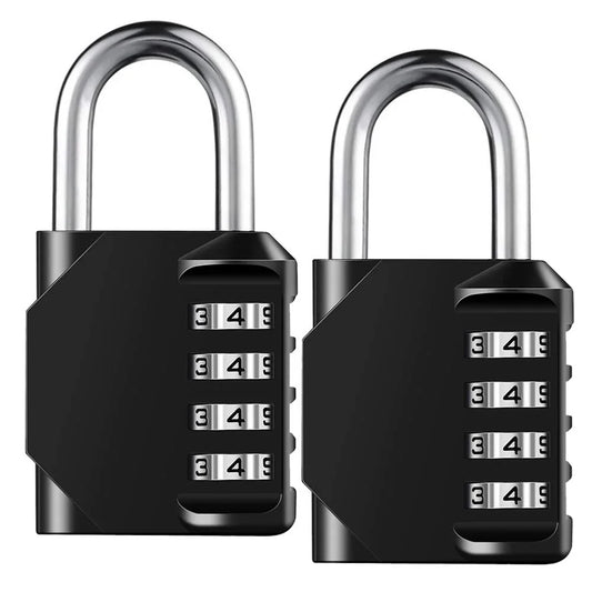 4-Digit Resettable Combination Lock | Waterproof & Heavy Duty | Outdoor Padlock
