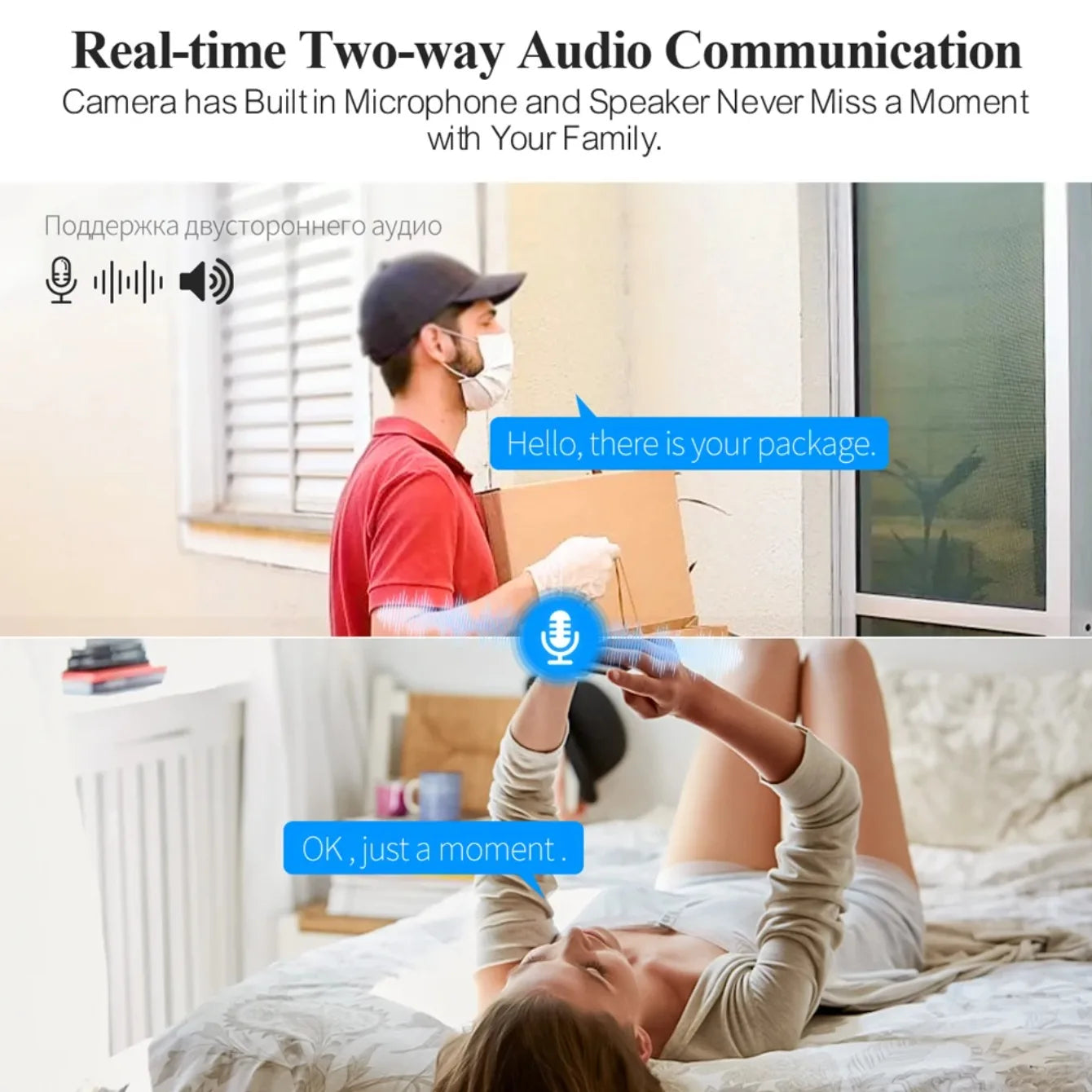 Wireless PTZ Security Camera, 4X Zoom, AI Human Tracking, Two-Way Audio, HD Night Vision, 8MP Outdoor Cam