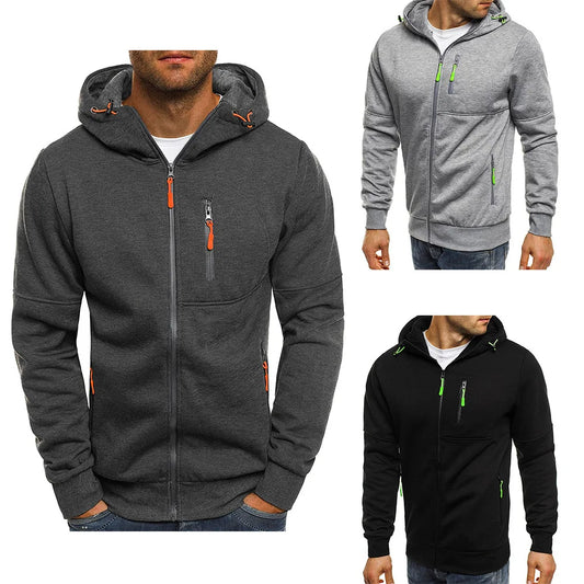 Men’s Slim Fit Zipper Hoodie
