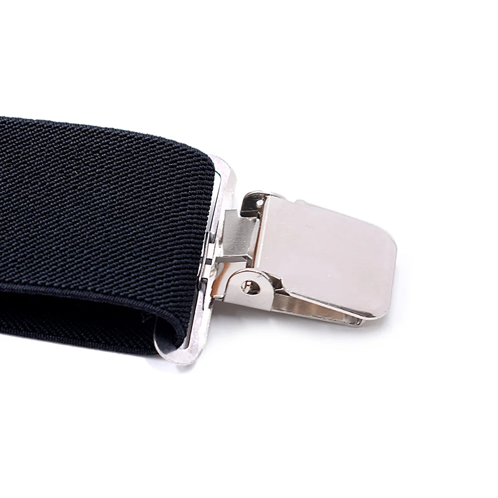 Work & Outdoor Heavy Duty Suspenders – 2 Inch Wide X-Back, 4 Strong Clips, Adjustable Elastic Trouser Straps for Men