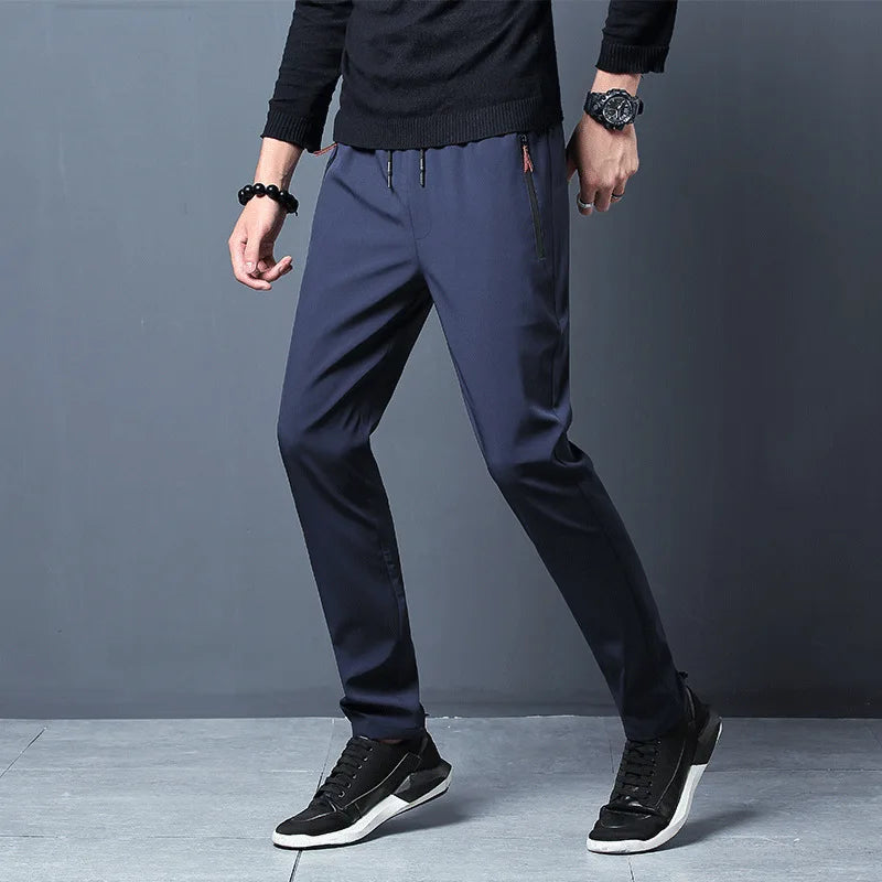 Men’s Summer Ice Silk Casual Pants”