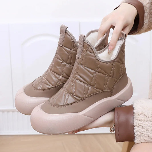 2025 Women’s Waterproof Fur Booties