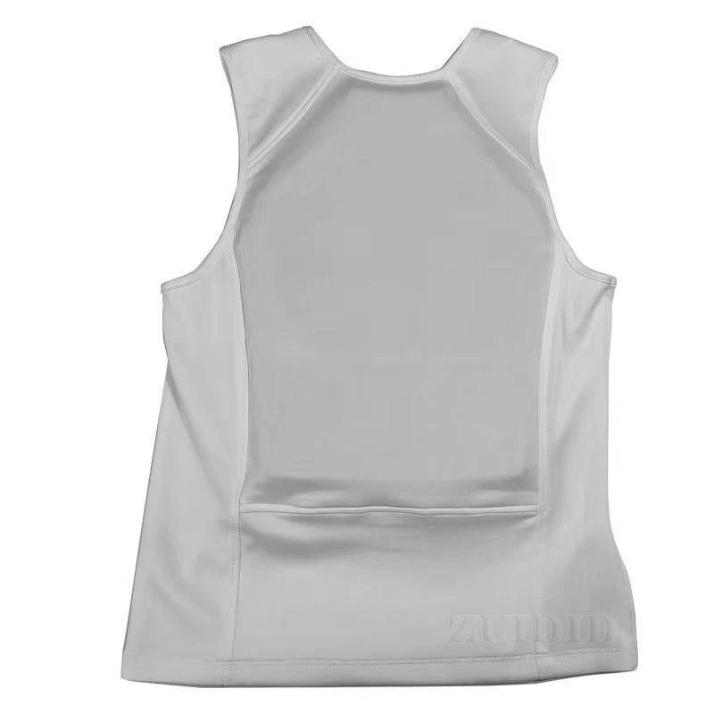 Concealable NIJ IIIA Bulletproof Sleeveless Tactical Vest – Lightweight and Comfortable Undershirt Armor