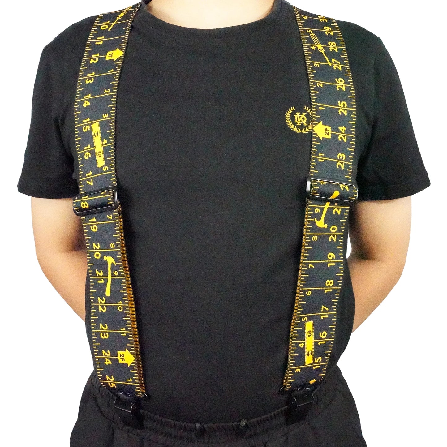 Men's MELOTOUGH Heavy Duty Suspenders – Elastic X-Back, 2-Inch Wide