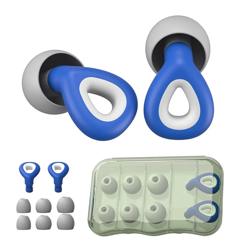 1 Set Ear Plugs for Sleeping & Swimming – Noise Reduction Waterproof Protection