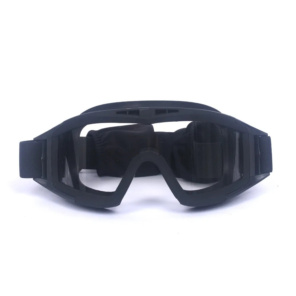 Military Tactical Goggles with Multiple Lenses - Adjustable Outdoor Eyewear