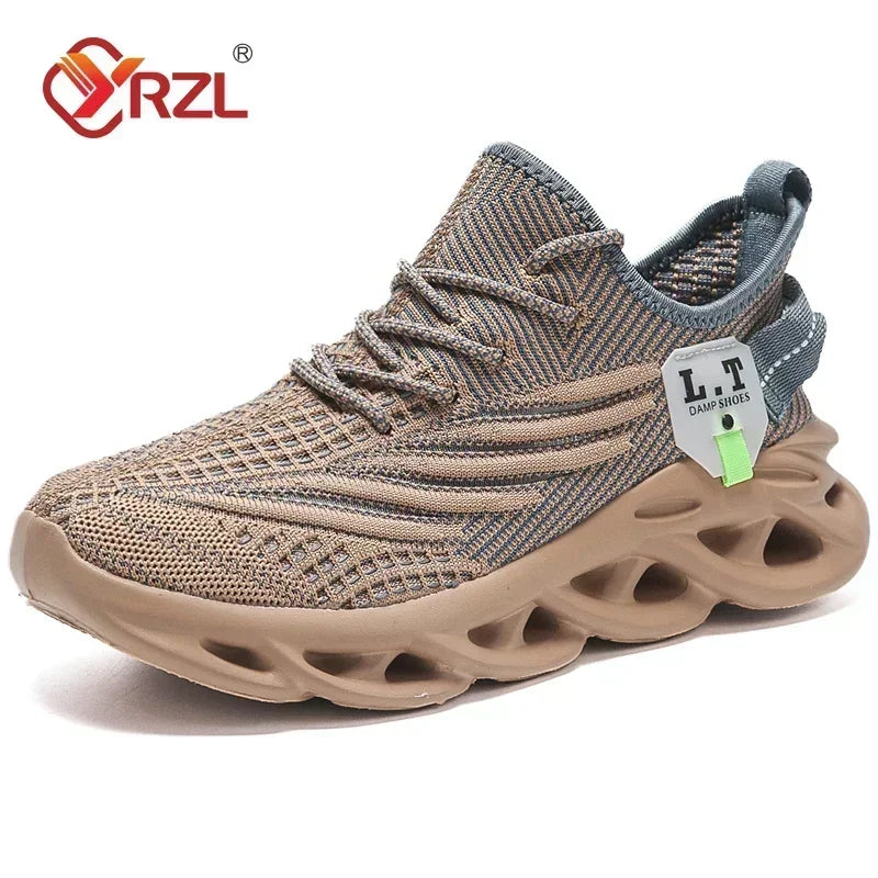 YRZL Men’s Breathable Running Sneakers