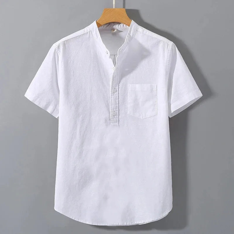 Men’s Summer Cotton Polo T-Shirt