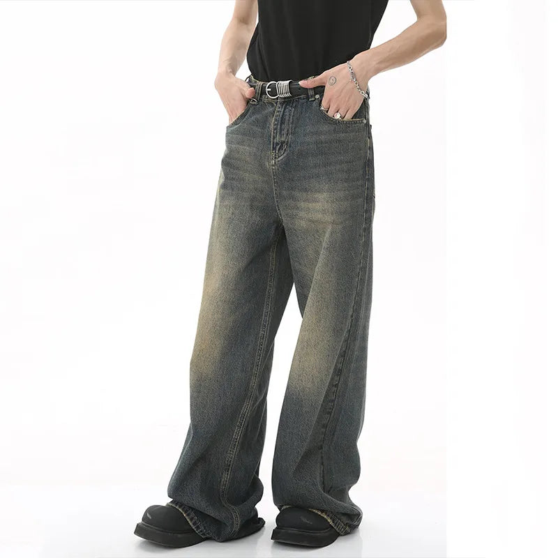 Men’s Loose Straight Denim Jeans