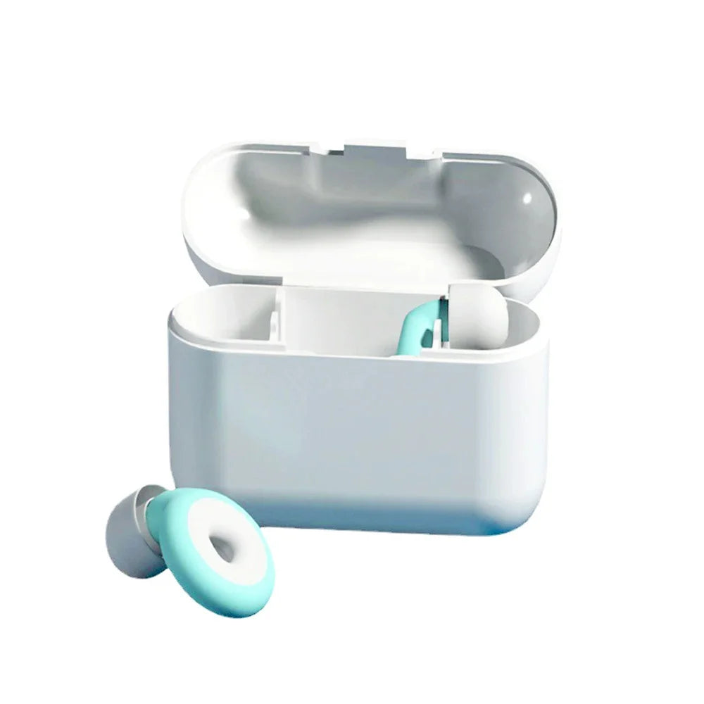 Sleep Noise Reduction Earplugs – 1 Pair, Soft Silicone, Reusable, Waterproof for Travel & Swimming