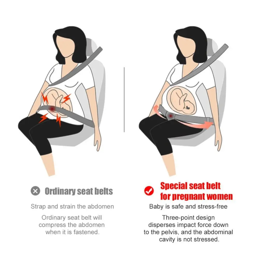Adjustable Crashproof Seat Belt for Pregnant Women