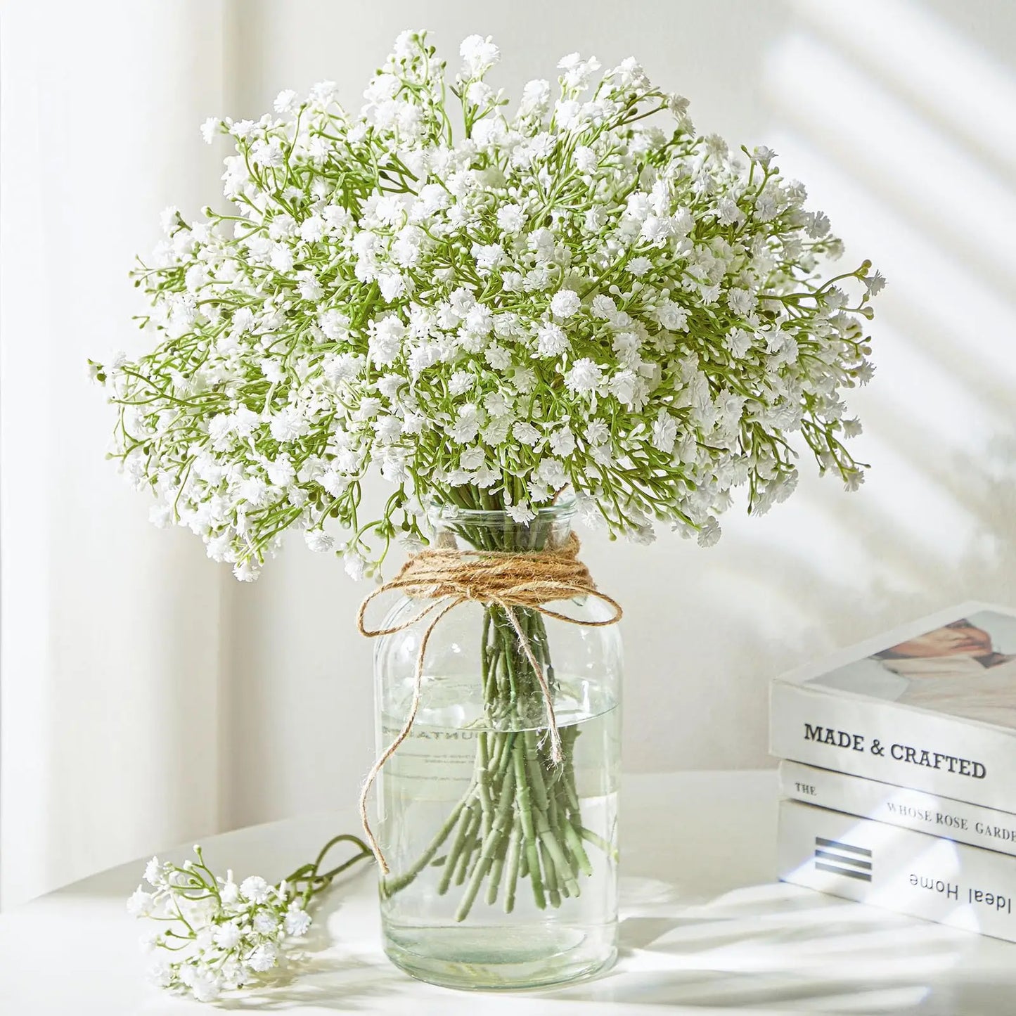 10/15pcs Artificial Baby's Breath Flowers – Fake Gypsophila for Wedding, Party, and Home Decoration
