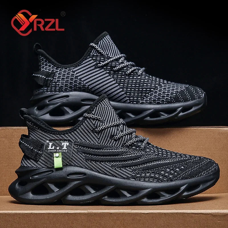 YRZL Men’s Breathable Running Sneakers