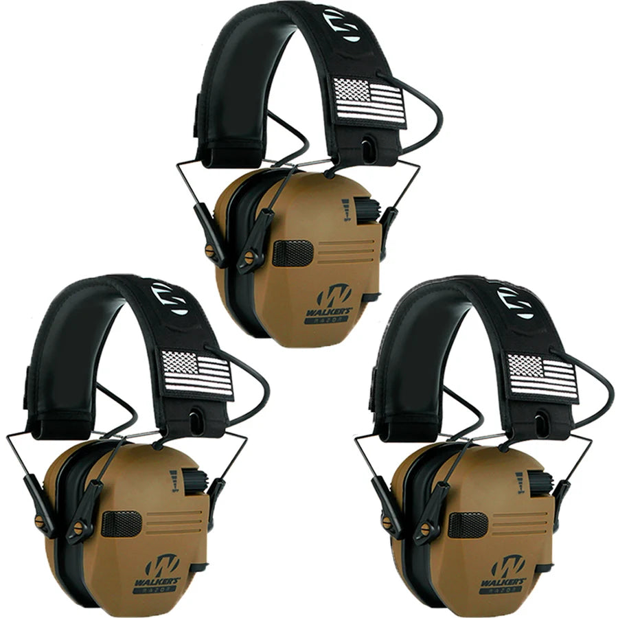 Military Tactical Electronic Earmuffs for Shooting & Hunting with Noise Reduction and Sound Pickup