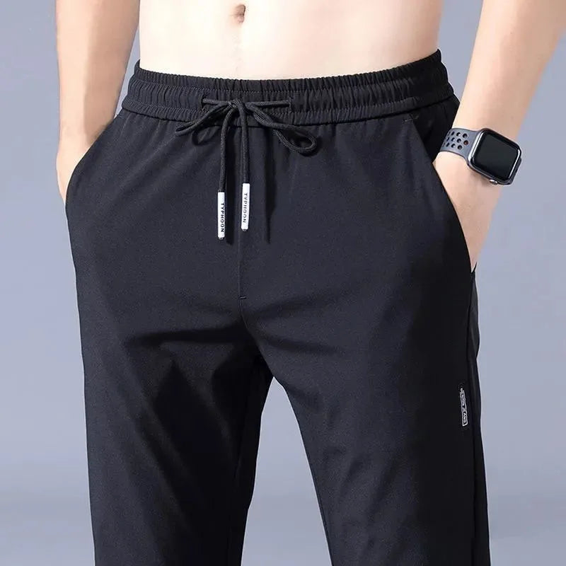 Men’s Summer Ice Silk Casual Pants”