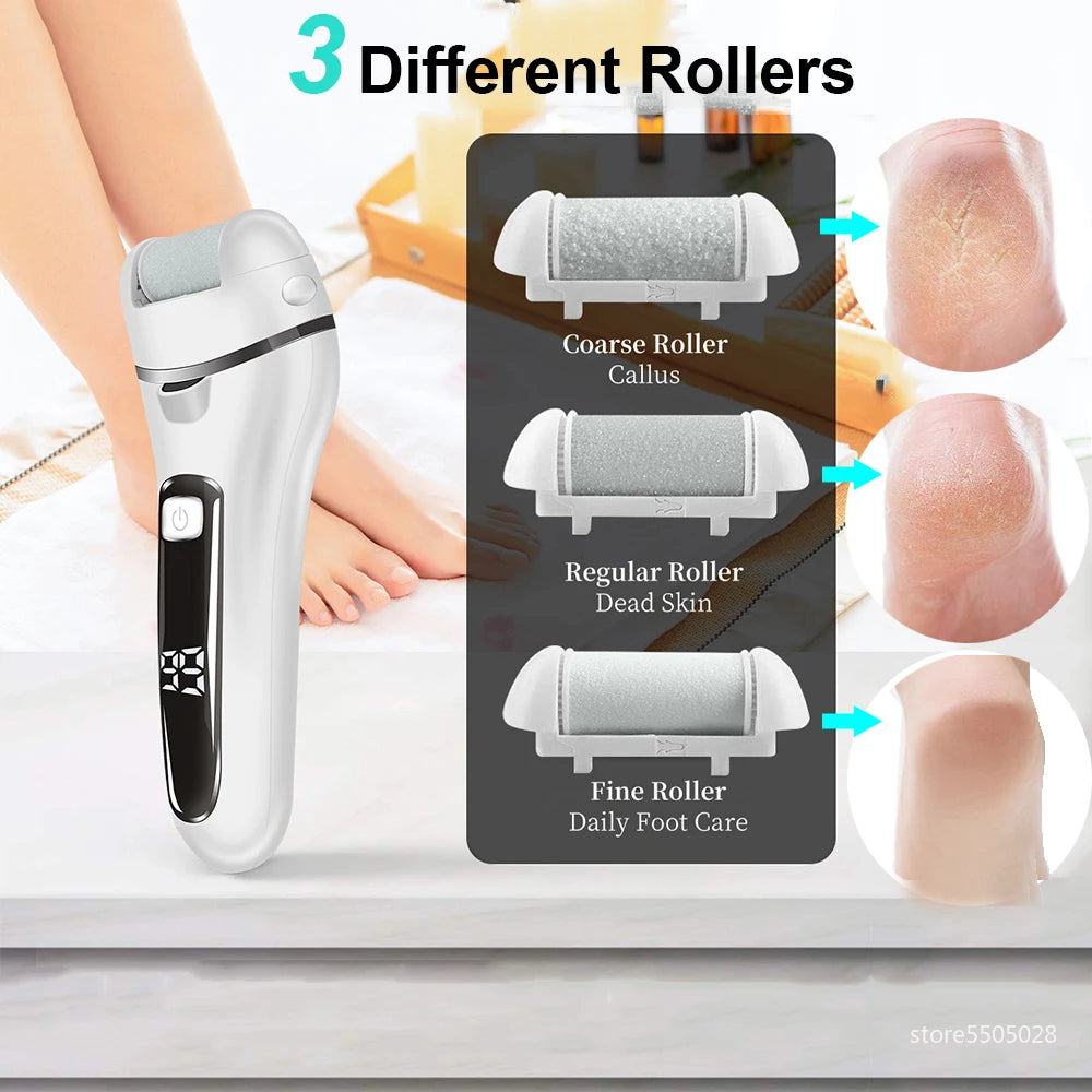 Electric Foot File for Heels – Professional Callus Remover & Pedicure Tool