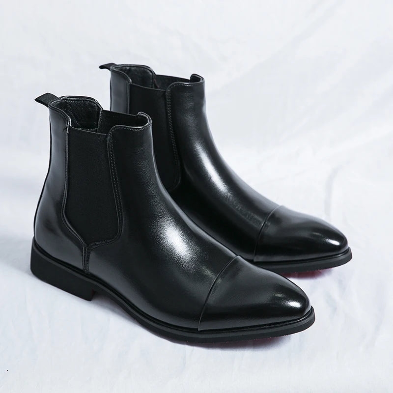 Classic PU Chelsea Boots
