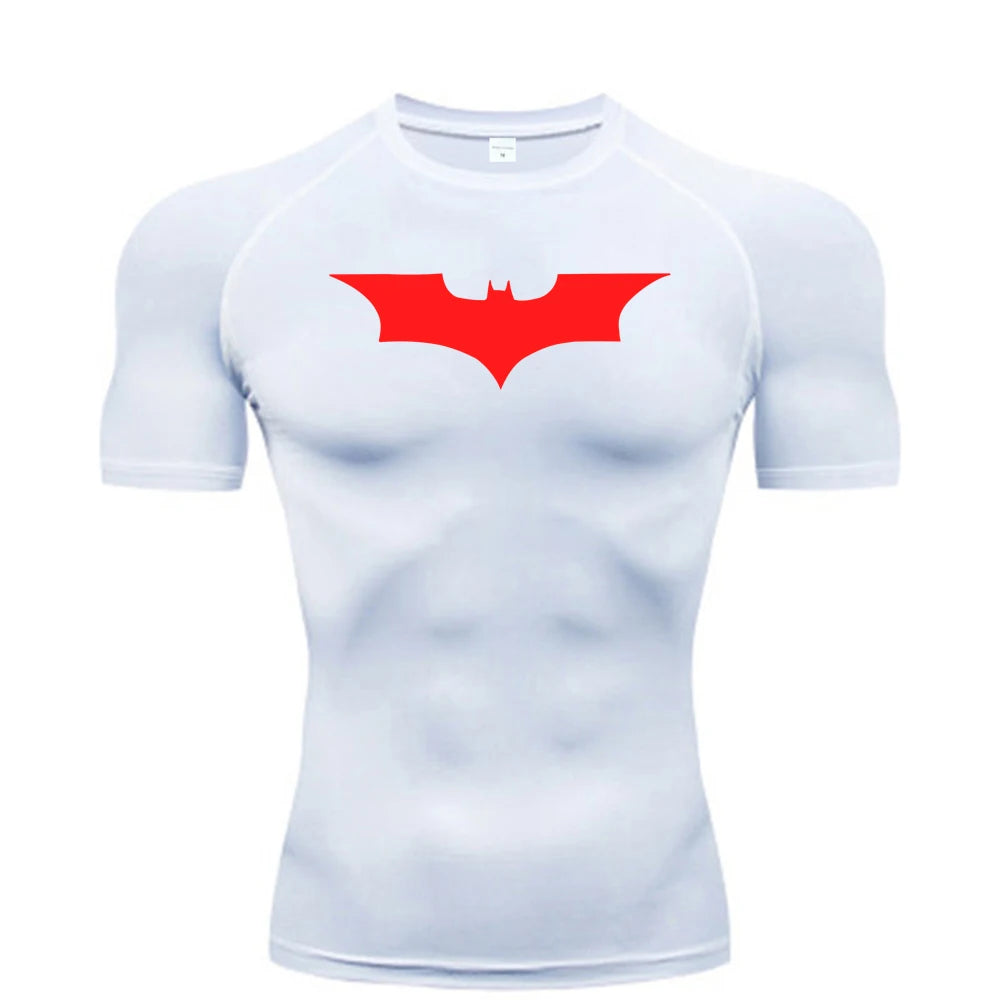Men’s Bat Print Compression T-Shirt