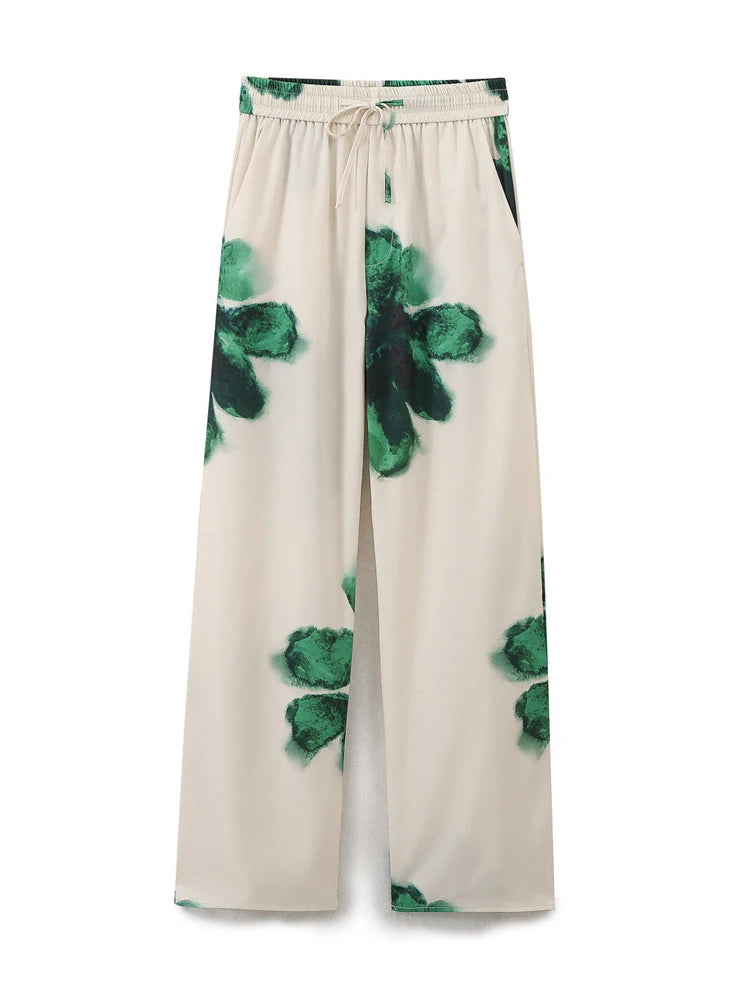 Women’s Vintage Satin Pantsuit