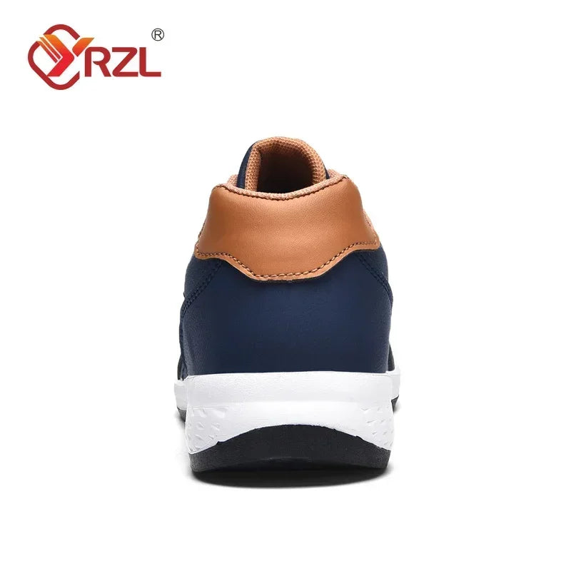 YRZL Men’s Waterproof Walking Sneakers