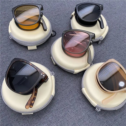 Foldable UV Protection Sunglasses – Portable & Lightweight, Perfect for Men & Women