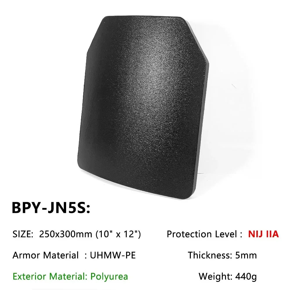 NIJ IIIA Soft/Hard Bulletproof Plates for Ballistic Vest and Backpack – Available in 6x8, 10x12, 11x14 Sizes