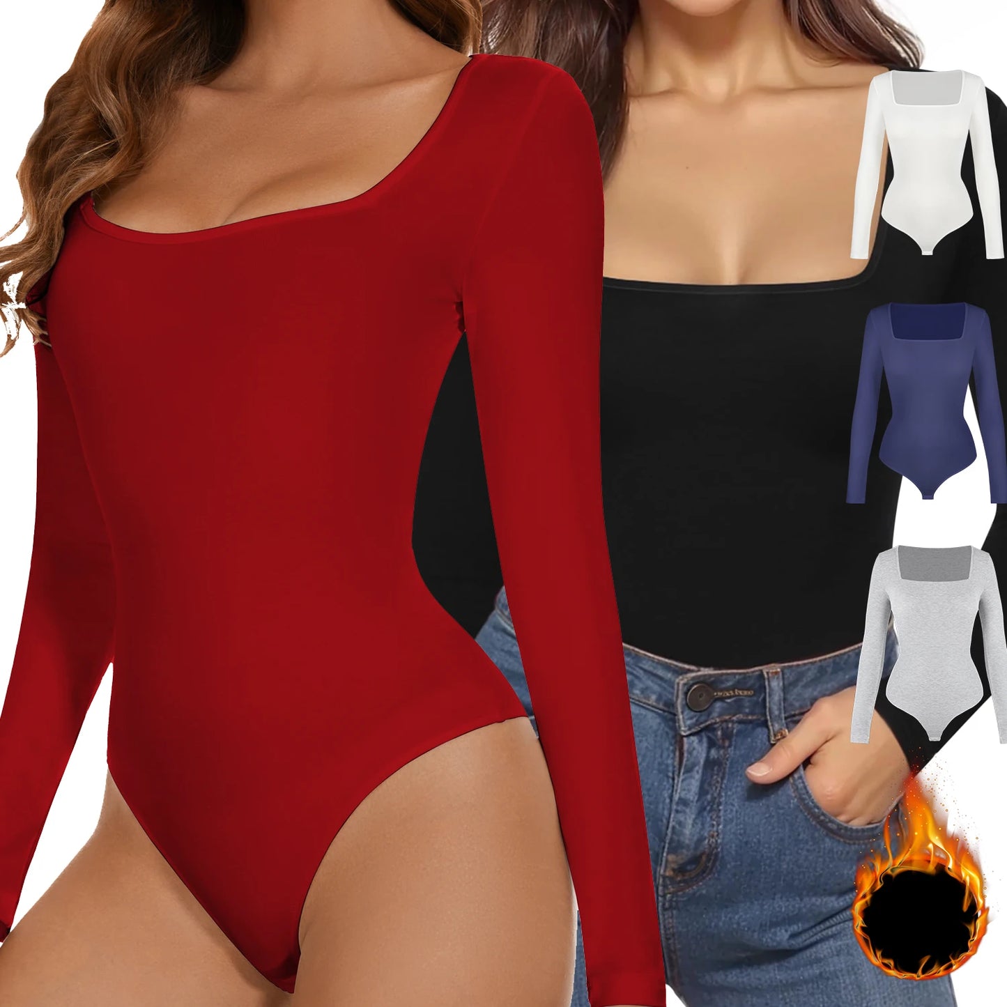 ShapeLuxe Square-Neck Bodysuit