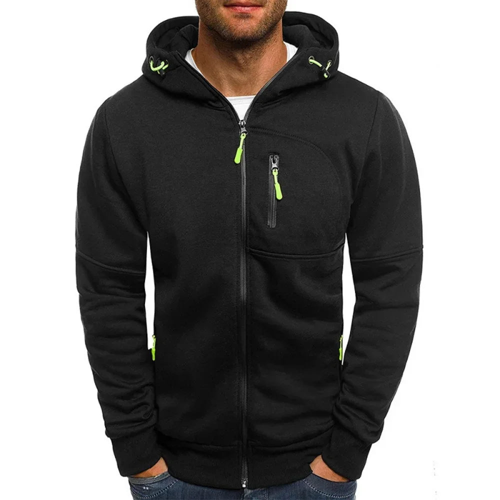 Men’s Slim Fit Zipper Hoodie