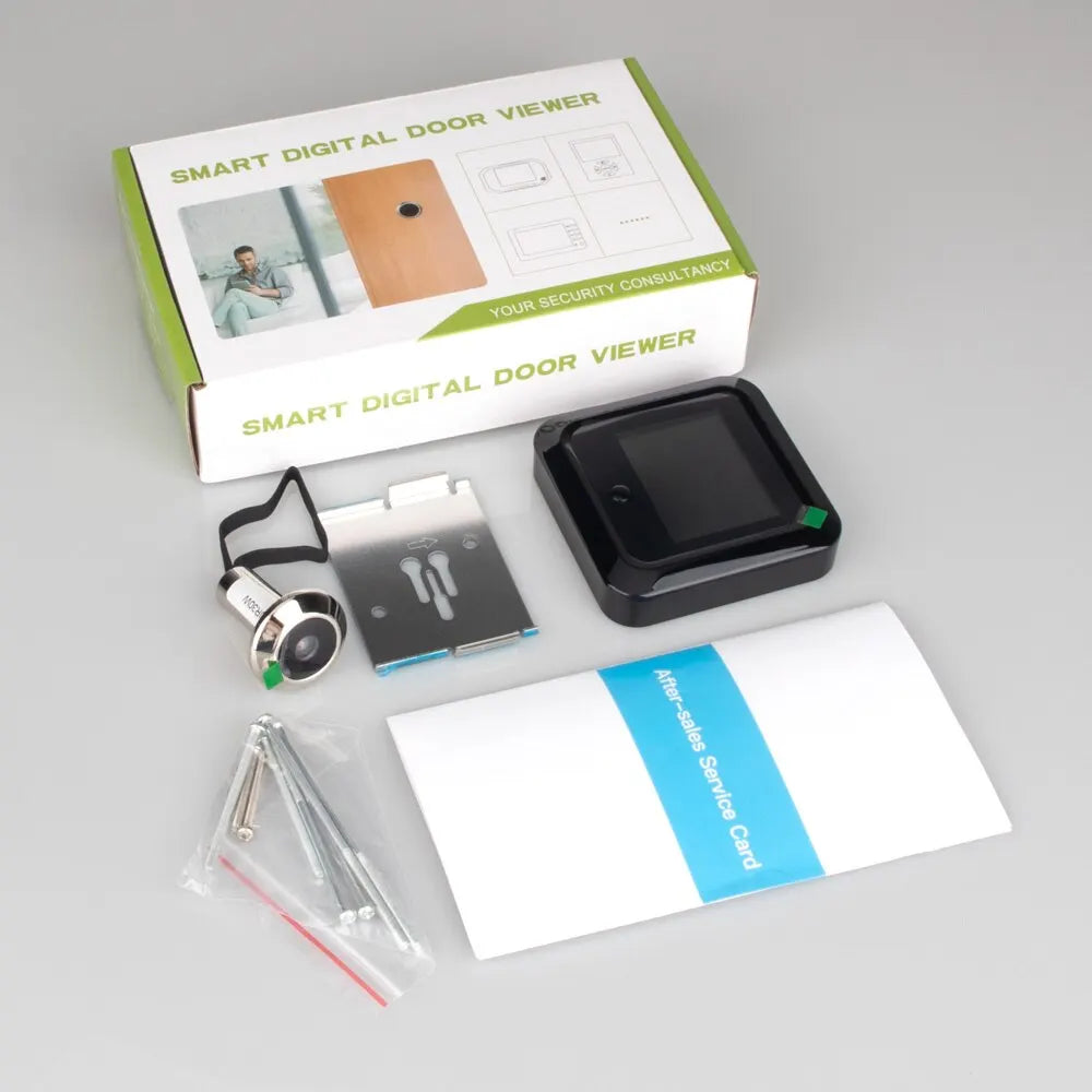 2.4 Inch Smart Digital Peephole Viewer – 120° HD Camera, 240x320 Resolution, Security Door Monitor