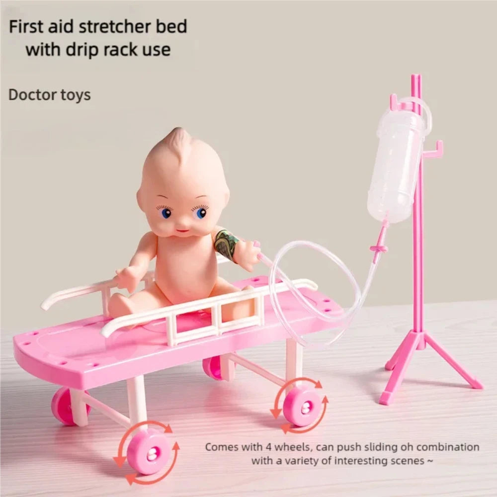 Doctor Playset with Medical Tools & Stethoscope in Trolley