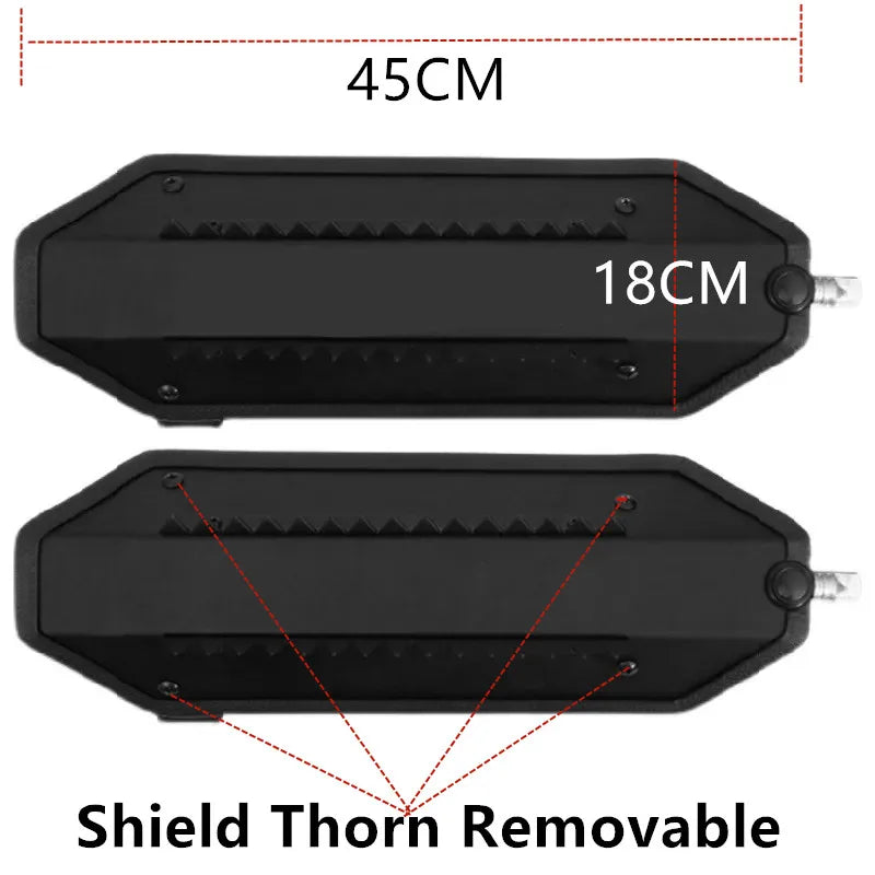 rm Protection Elbow Self-Defense Shield Mini Portable Personal Security Protection Tool for Hiking, Cycling, Men, Women, Universal