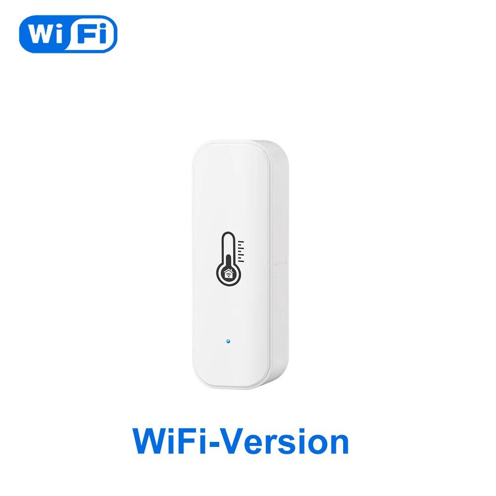 Tuya Smart WiFi Zigbee Temperature & Humidity Sensor – Indoor Thermometer Hygrometer Compatible with Alexa & Google Home